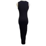 Simon Miller Lani Dress Ribbed Maxi Sleeveless Tank Black Stretch Size M Photo 4