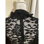 J.Crew Black Lace Mockneck Top Long Sleeve $128 6 Photo 4