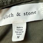 Cloth & Stone Anthropologie Green mini dress belted sleeveless scandi girl Photo 6