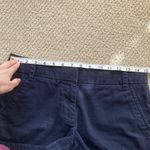 J.Crew Chino Shorts Thick Fabric Navy Blue Size 2 Business Casual Preppy EUC Photo 2