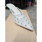 Billion Antonia White Mesh Rhinestone Pointed Photo 5
