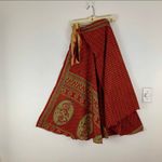 Reversible Wrap Maxi Skirt BINW302 Photo 1