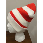Dr. Seuss Red & White Striped Beanie Hat adult Photo 1