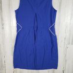 Colorblock NWT Royal Blue Sleeveless V-Neck Mini Dress Women's Size Medium Photo 9