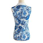 Tommy Bahama  Women's Active Golf Sea Palm Blue White Sleeveless Top Photo 3