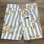 RVCA  Scrunchie High Waisted Tousers Floral Print Ankle Jeans Size Medium‎ Photo 5