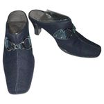 Aerosoles Aerosols cute new dark denim blue slip on mules Photo 0