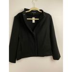 Banana Republic NWT ‎ Black Stand Collar Zip Front Jacket Coat Women's Small $130 Photo 3