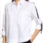 Halogen Pink Gross-grain Stripe Button Down Shirt Photo 1