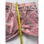 MOTHER Flared Jeans Women's Printed Bootcut Denim Orange Pink Pattern Size 27 Photo 12