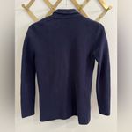 J.Crew Mercentile Navy Sweater Blazer XS Knit Blazer Photo 6