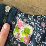 Free People  zip back fit flare ruffle printed mini dress Photo 3