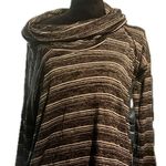 White House | Black Market  striped cowl neck long sleeve‎ top women’s medium Photo 1