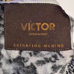 Victor Alfaro black and white asymmetrical merino wool cardigan M Size M Photo 7