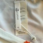 Cupshe  Swim Bikini Bottom Women's Size XL White Floral Tropical Beach Vacation Photo 2