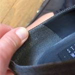 Stuart Weitzman Black Calf and Tweed Gatsby Lace-Up Oxford Loafers Size 7.5 Photo 5