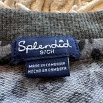 Splendid  Charcoal Leopard Print Sweatshirt Size Small Photo 6