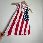 Authentic Classic Pacific Surf American Flag Tank Top Sz M Cropped 100% Cotton Red Size M Photo 1