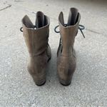 Sorel Lace Up Wedge Ankle Boots in a Brown/Gray Color Photo 6