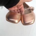 Silent D Womens Shoes Ballet Flats Rose Gold Mary Janes Size 6.5/37 Photo 5
