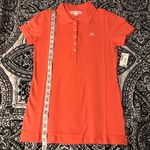 Aeropostale  Orange Coral Polo Top Embroidered A87 Logo Photo 6