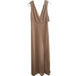 Birdy Grey NWT  SHAMIN Taupe Long Dress WEDDING BRIDESMAID B18 Photo 1