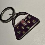 Relic  Brand Keychain with Purse / Bag charm in Purple / Silver Tone Photo 5
