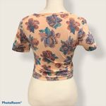 Talula  Light Pink  Multi Floral Crop Top- Size Small Photo 1