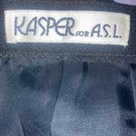 Kasper Dark Blue  for A.S.L. Wool Skirt Size 8 Photo 8