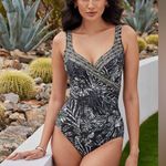 MiracleSuit Zahara It's A Wrap One Piece Swimsuit, Size 14, $194 Photo 1