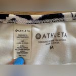 Athleta aqualuxe white floral bikini bottom size medium Photo 2