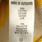 Band of Outsiders | Sz 1/Small | Tan/Yellow Striped Sleeveless Polo Shirt Dress Yellow Photo 11