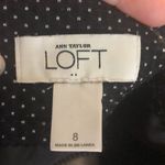 Loft πΉ4 for $30 Black with white polka dot skirt, size 8 Photo 4