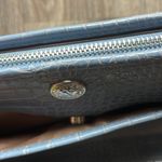 Anne Klein Blue Crocodile-Embossed Tote Bag Photo 8