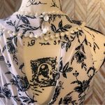 Three Pink Hearts NWT  Halter Floral White Blue Red Sleeveless Dress Women Size S Photo 10