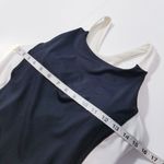 Athleta  Colorblock Swim Dress Racer Back Photo 7