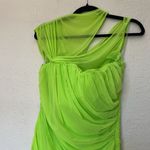 House Of CB  'Adrie'‎ Neon Green Gathered Mini Dress/Size XL NWOT Photo 10
