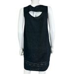 Lucky Brand Black Eyelet Dress Size M Photo 2