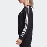 Adidas  Women Essentials 3-Stripes Sweatshirt Black Photo 3