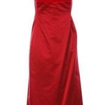 Richard Tyler Couture Red Silk Sleeveless Gown Size 4 Photo 0