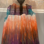 Eyeshadow Multicolor Sleeveless Dress great beach /vacation dress Photo 2