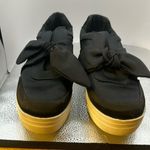 Seven Dials  black shoes. Size 8 1/2. I adorable flat shoes with a black bow.​​​ Photo 0