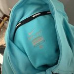 Nike Drifit Running Women's Medium Turquoise Half ZIP Jacket Photo 4