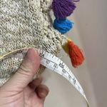 Soft Surroundings  crochet Pullover Tee Rainbow Short Selvee Y2K Gyaru Oversized Photo 6