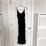 BHLDN  Jia Bias Cut Ruffled V Neck Gown Photo 6