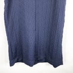 Crown & Ivy Crown Ivy Medium‎ Dress Navy Blue Textured Sleeveless Shift Above Knee 404 Photo 3