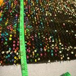 Colorful Sequin Women's Top Black Photo 5