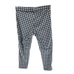 Hue Womens Leggings Cropped Geometric Check Print Black White S Photo 1