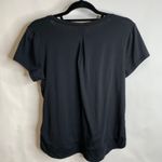 RBX Black Workout T Shirt Athleisure Pleat Back Sz Medium Photo 5