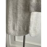 FatFace Cable Knit Sweater Dress Gray Wool Blend Cozy Lodge Size 6 Photo 5